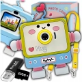 Aparat fotograficzny cyfrowy dla dzieci 40 mpx - Robot + Karta 32 GB