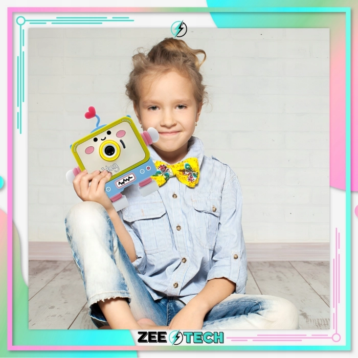 Aparat fotograficzny cyfrowy dla dzieci 40 mpx - Robot + Karta 32 GB