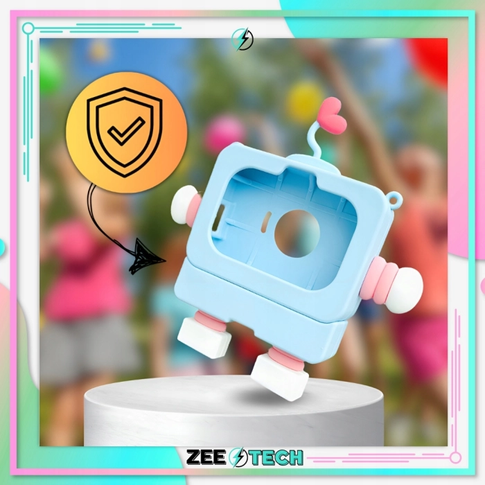 Aparat fotograficzny cyfrowy dla dzieci 40 mpx - Robot + Karta 32 GB