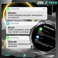 Smartwatch męski Z62 - zegarek sportowy z możliwością prowadzeniem rozmów (Czarny)