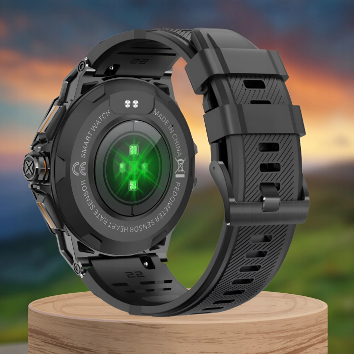Smartwatch męski Z62 - zegarek sportowy z możliwością prowadzeniem rozmów (Czarny)