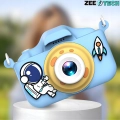 Aparat cyfrowy fotograficzny dla dzieci 40 mpx - Astronauta + Karta 32 GB (Niebieski)