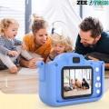 Aparat fotograficzny cyfrowy dla dzieci 40 mpx - Dinozaur + Karta 32 GB (Zielony)