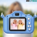 Aparat fotograficzny cyfrowy dla dzieci 40 mpx - Dinozaur + Karta 32 GB (Zielony)