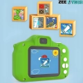 Aparat fotograficzny cyfrowy dla dzieci 40 mpx - Dinozaur + Karta 32 GB (Zielony)