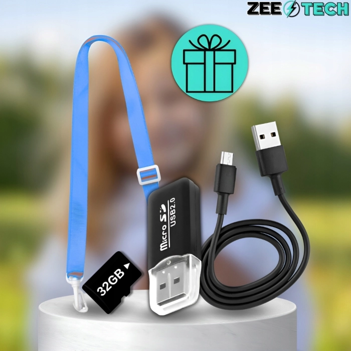 Aparat fotograficzny cyfrowy dla dzieci 40 mpx - Dinozaur + Karta 32 GB (Zielony)