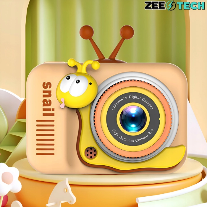 Aparat fotograficzny cyfrowy dla dzieci 40 mpx - Niebieski + Karta 32 GB (Beżowy)