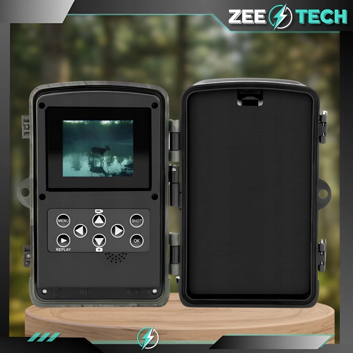 Fotopułapka leśna - Kamera myśliwska wodoodporna + Karta 32GB + Baterie