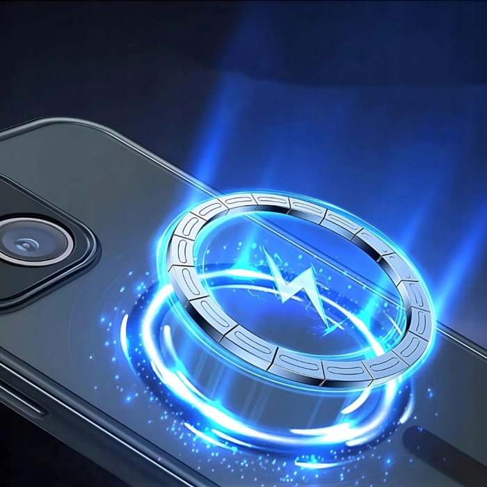 Etui matowe + szkło do iPhone 14 - odporny case Magsafe (Czarne)