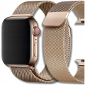 Pasek Bransoleta mesh do Apple Watch 1/2/3/4/5/6/7/8/9/SE 38mm 40mm 41mm (Różowe złoto)