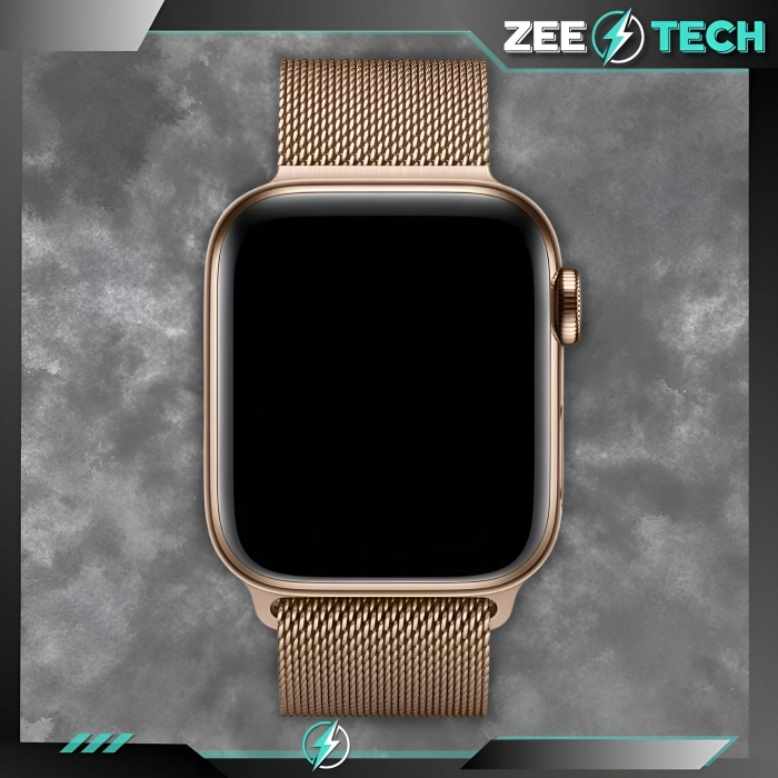 Pasek Bransoleta mesh do Apple Watch 1/2/3/4/5/6/7/8/9/SE 38mm 40mm 41mm (Różowe złoto)