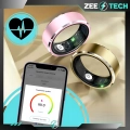 Smart ring Z5 - inteligentny pierścionek z pomiarem tętna i ciśnienia (Smartring Różowy #8)