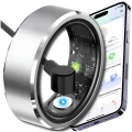 Smart ring Z5 - inteligentny pierścionek z pomiarem tętna i ciśnienia (Smartring Srebrny #11)