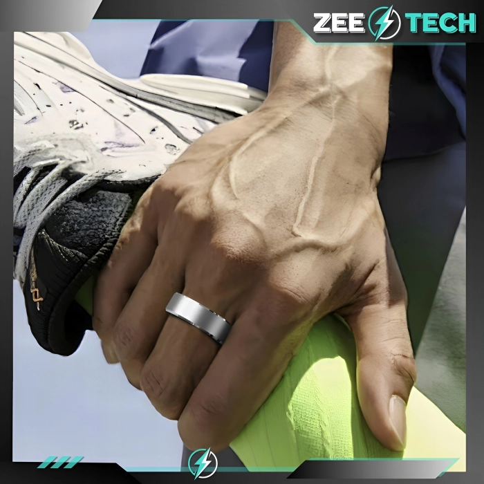 Smart ring Z5 - inteligentny pierścionek z pomiarem tętna i ciśnienia (Smartring Złoty #8)