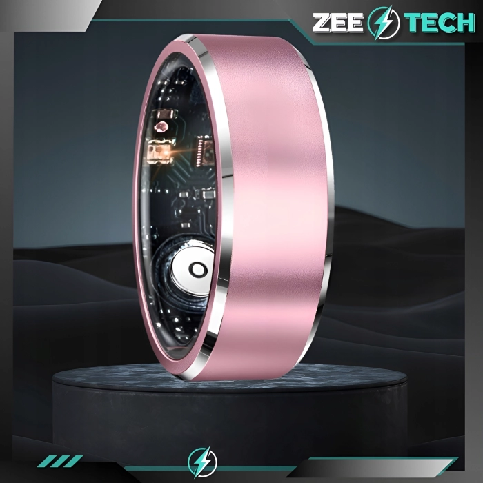 Smart ring Z5 - inteligentny pierścionek z pomiarem tętna i ciśnienia (Smartring Złoty #10)