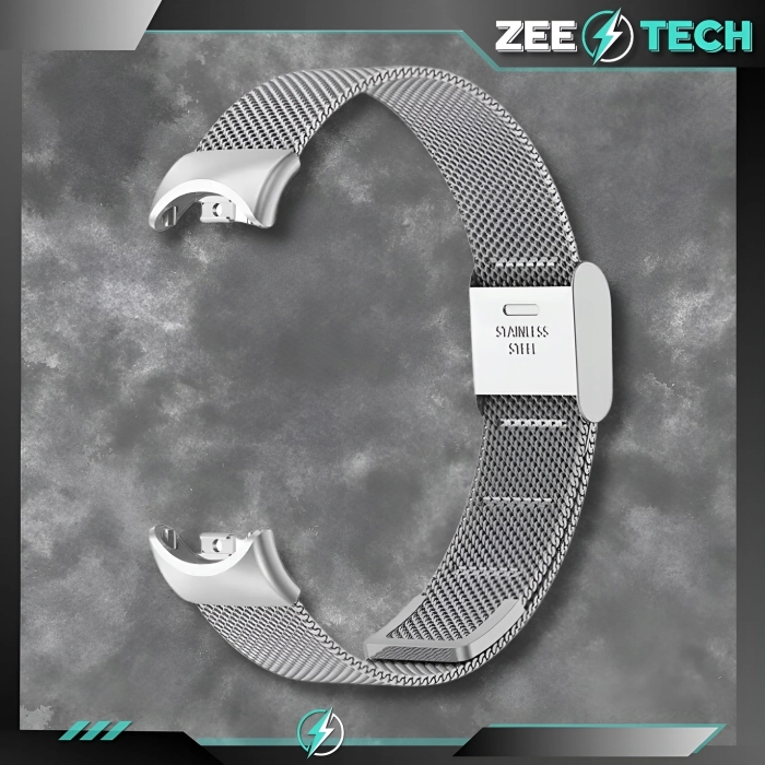 Pasek do Xiaomi Mi Band 8/9 - Bransoleta (Srebrny)