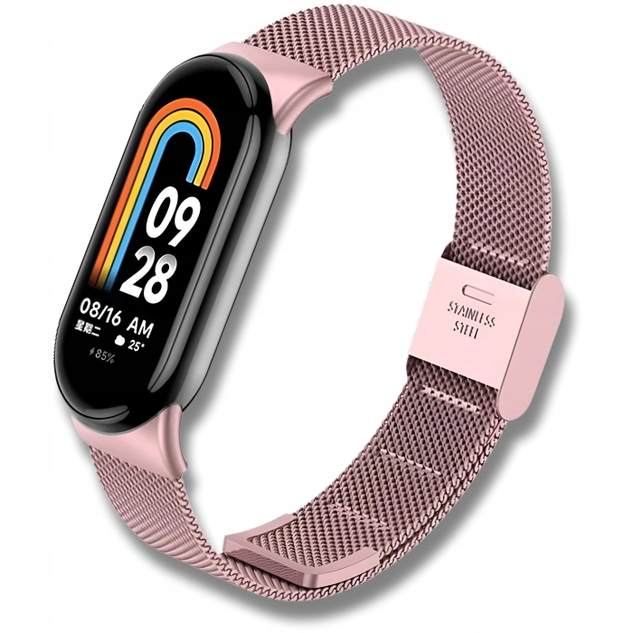 Pasek do Xiaomi Mi Band 8/9 - Bransoleta (Różowy)