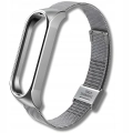 Pasek do Xiaomi Mi Band 3/4/5/6 - Bransoleta (Srebrny)
