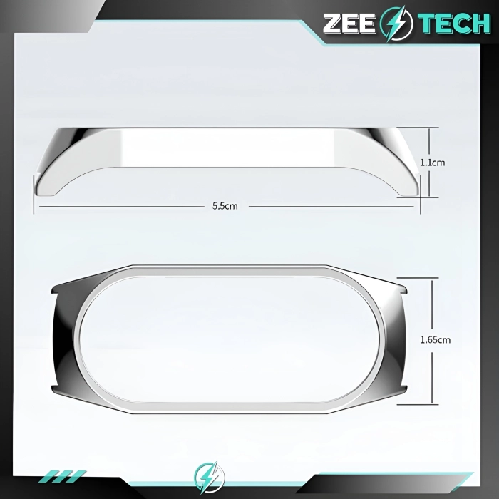 Pasek do Xiaomi Mi Band 3/4/5/6 - Bransoleta (Srebrny)