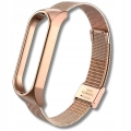 Pasek do Xiaomi Mi Band 3/4/5/6 - Bransoleta (Różowe złoto)