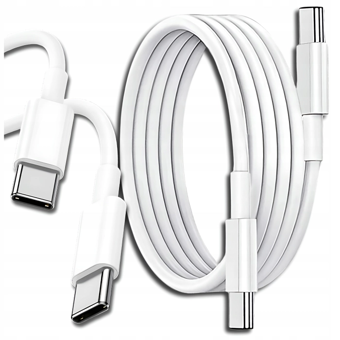 KABEL USB-C / USB-C 60W DO IPHONE 15 16 PRO MAX PLUS MOCNA ŁADOWARKA 1m