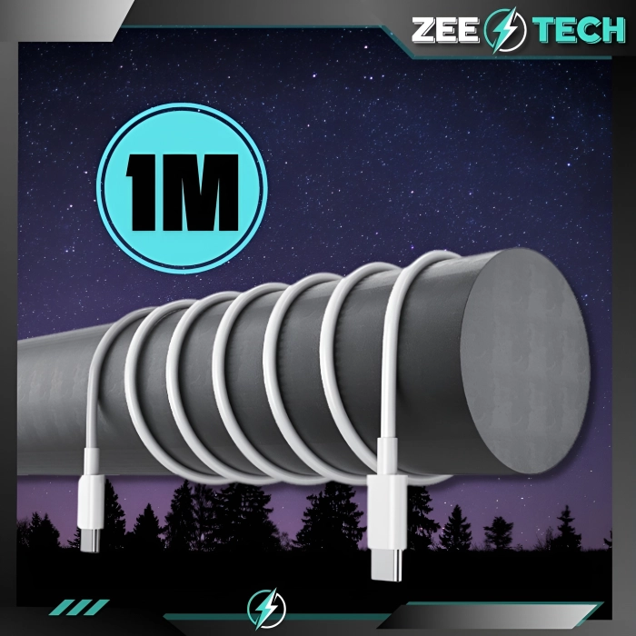 KABEL USB-C / USB-C 60W DO IPHONE 15 16 PRO MAX PLUS MOCNA ŁADOWARKA 1m