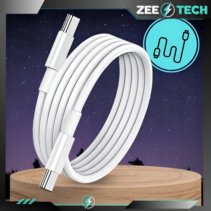 KABEL USB-C / USB-C 60W DO IPHONE 15 16 PRO MAX PLUS MOCNA ŁADOWARKA 1m