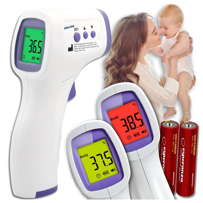 Termometr bezdotykowy do ciała na podczerwień - elektroniczny, medyczny