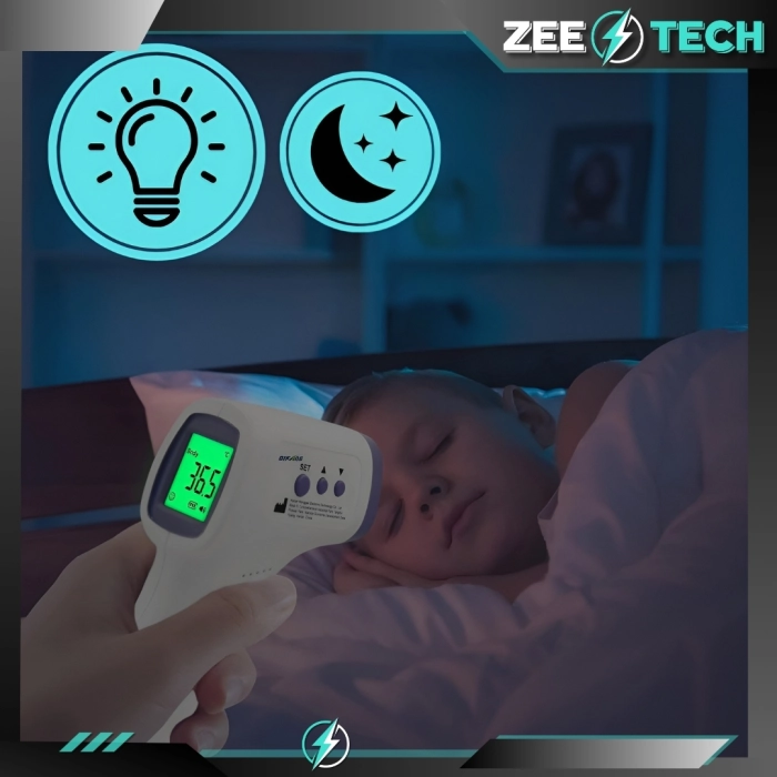 Termometr bezdotykowy do ciała na podczerwień - elektroniczny, medyczny