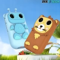 Telefon dla dzieci Z13 - zabawkowy aparat cyfrowy + Karta 32 GB (Lew)