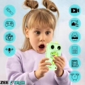 Telefon dla dzieci Z13 - zabawkowy aparat cyfrowy + Karta 32 GB (Lew)