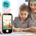 Telefon dla dzieci Z13 - zabawkowy aparat cyfrowy + Karta 32 GB (Królik)