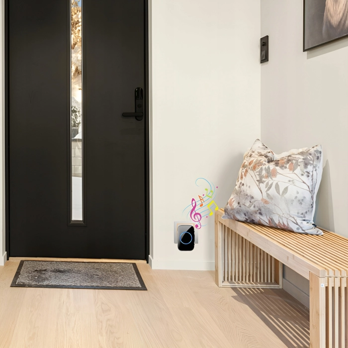 Bezprzewodowy dzwonek do drzwi, furtki i bramy – wodoodporny, duży zasięg do 300 m