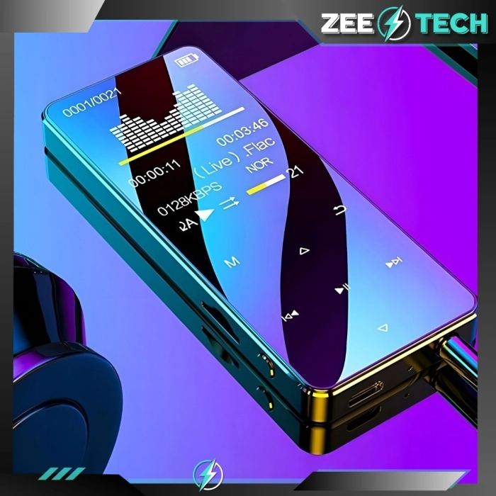 Odtwarzacz MP3 MP4 16GB – Bluetooth, radio, wbudowany głośnik, czytnik, dyktafon, słuchawki