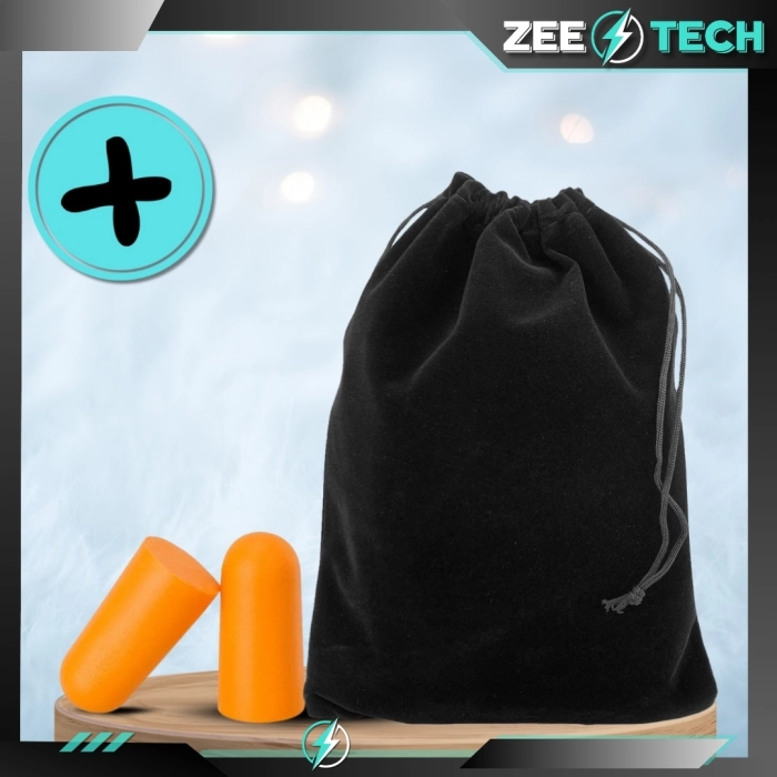 Opaska na oczy do spania 3D – maska zaciemniająca z regulacją + zatyczki do uszu i etui