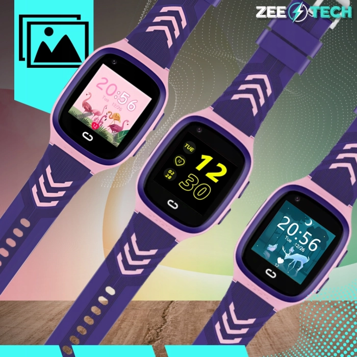 Smartwatch dla dzieci ZLT31 – zegarek-telefon z GPS, kamerą i wideorozmowami (Różowy)