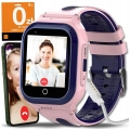 Smartwatch dla dzieci ZDF65 – zegarek-telefon z GPS, kamerą, WhatsApp i wideorozmowami (Różowy)