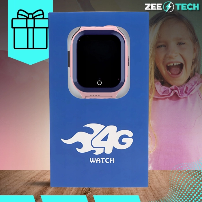 Smartwatch dla dzieci ZDF65 – zegarek-telefon z GPS, kamerą, WhatsApp i wideorozmowami (Różowy)