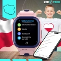 Smartwatch dla dzieci ZDF65 – zegarek-telefon z GPS, kamerą, WhatsApp i wideorozmowami (Niebieski)