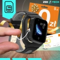 Smartwatch dla dzieci ZDF65 – zegarek-telefon z GPS, kamerą, WhatsApp i wideorozmowami (Niebieski)