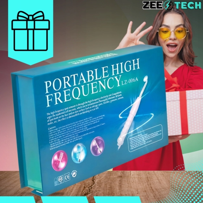 Darsonval Derma Wand 10W – 4 Elektrody – Pielęgnacja Twarzy, Skóry i Włosów