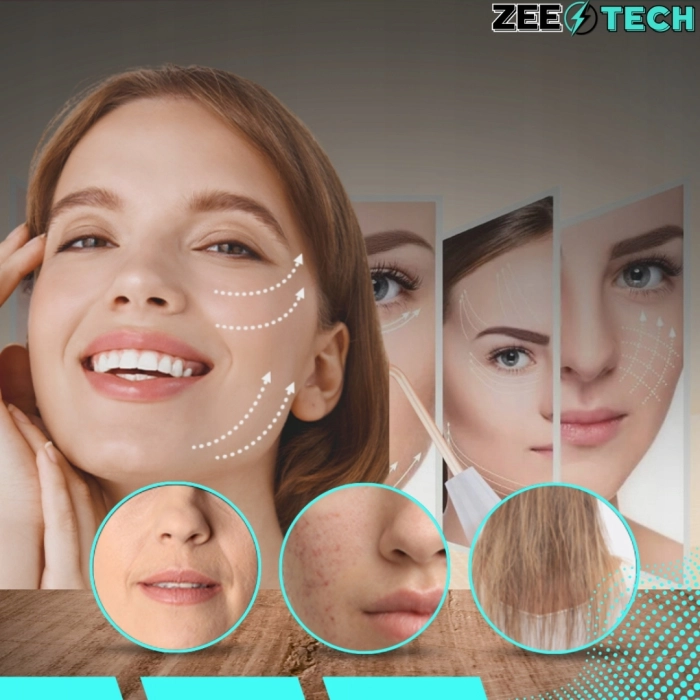 Darsonval Derma Wand 10W – 4 Elektrody – Pielęgnacja Twarzy, Skóry i Włosów