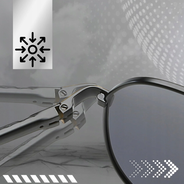 Okulary przeciwsłoneczne męskie Terraview aviatory z polaryzacją UV400 + Etui (pomarańczowe)