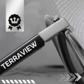 Okulary przeciwsłoneczne damskie Terraview kocie oczy z polaryzacją UV400 + Etui (Czarno-złote)
