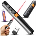 Wskaźnik laserowy do prezentacji USB – czerwony pilot prezenter na baterie