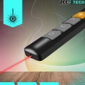 Wskaźnik laserowy do prezentacji USB – czerwony pilot prezenter na baterie
