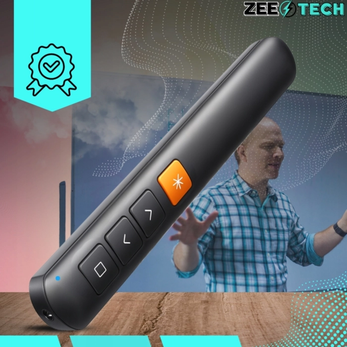 Wskaźnik laserowy do prezentacji USB – czerwony pilot prezenter na baterie