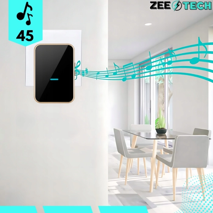 Bezprzewodowy dzwonek do drzwi, furtki i bramy – wodoodporny, zasięg 150 m