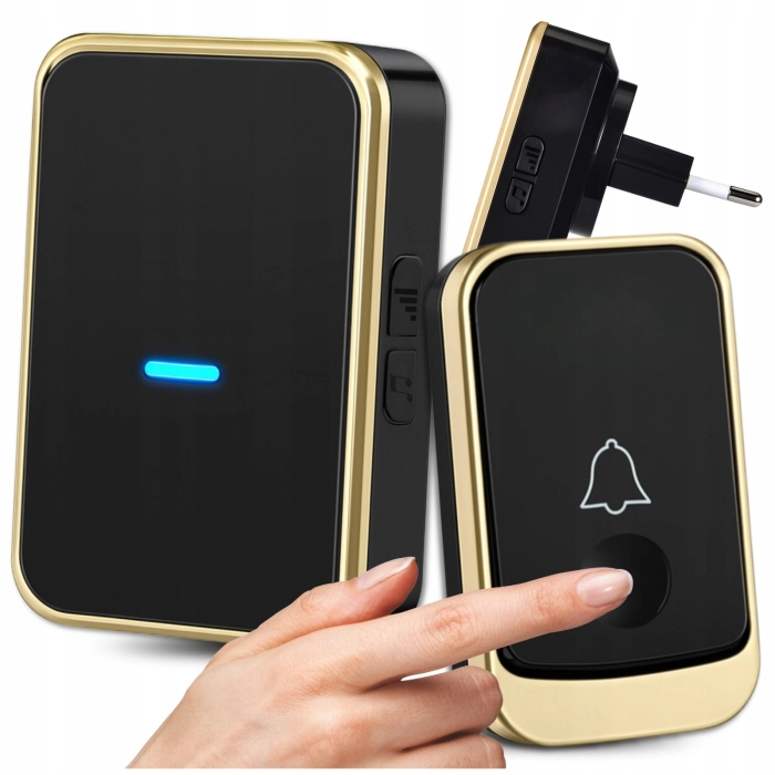 Bezprzewodowy dzwonek do drzwi, furtki i bramy – wodoodporny, zasięg 150 m