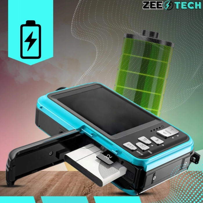 Wodoodporny aparat cyfrowy podwodny 48 Mpx, 16x zoom, karta 32 GB